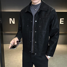 美式复古皮衣男设计感潮牌夹克轻奢外套皮夹克516-p160，男装皮衣，星座310A-4