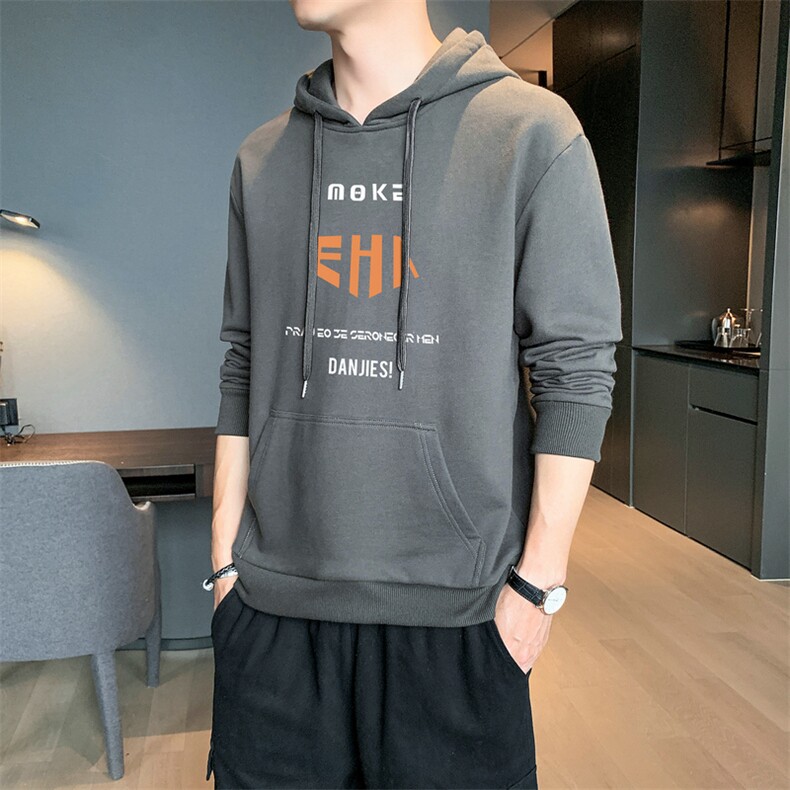 卫衣男春秋季韩版青少年运动休闲潮流连帽衣服DF173T,男装卫衣,电商A102