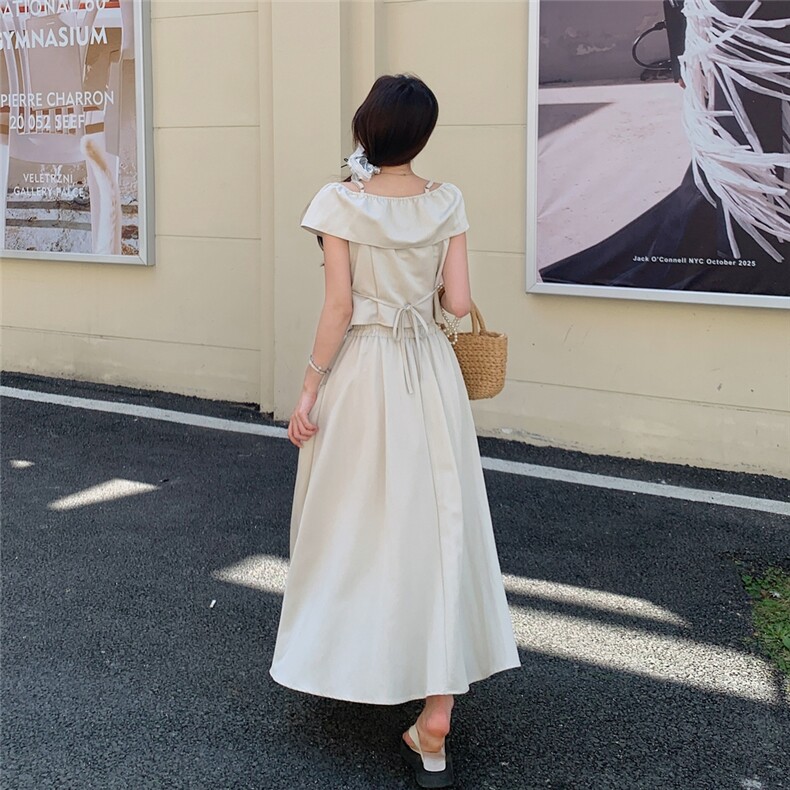 2025夏装新款吊带+半身裙套装两件套,女装套装/套裙,浙宝220