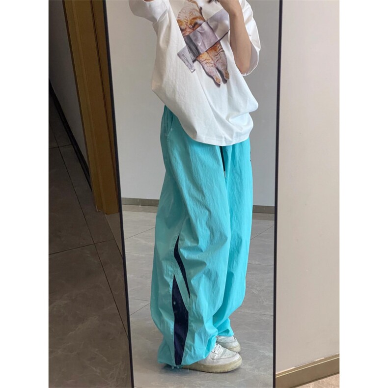 【有货】CK902CC-特P38多巴胺美式侧边拼接速干运动裤子男女,男装休闲裤,星座1007（原301D）