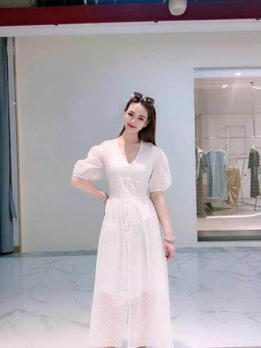 7061:新款面料，连衣裙，女装连衣裙，朗色千秋