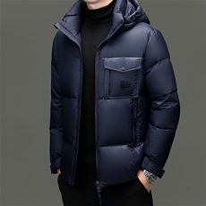 男装羽绒服YR8611新品主推必上主推！新标95绒实体热销活帽，男装羽绒服，钱塘207-1