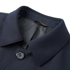 HM8083秋季新款男士风衣翻领商务领导服男装纯色外套，男装风衣，电商B360A（原721A）