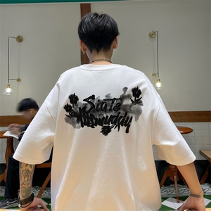 量大优 供视频 230g重磅纯棉短袖T恤男 NT228-特P 19  控38图片