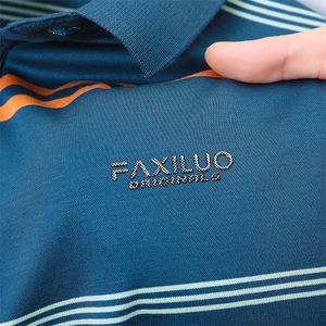 男士2023年夏季新款翻领T恤男短袖商务休闲体恤男Polo衫图片