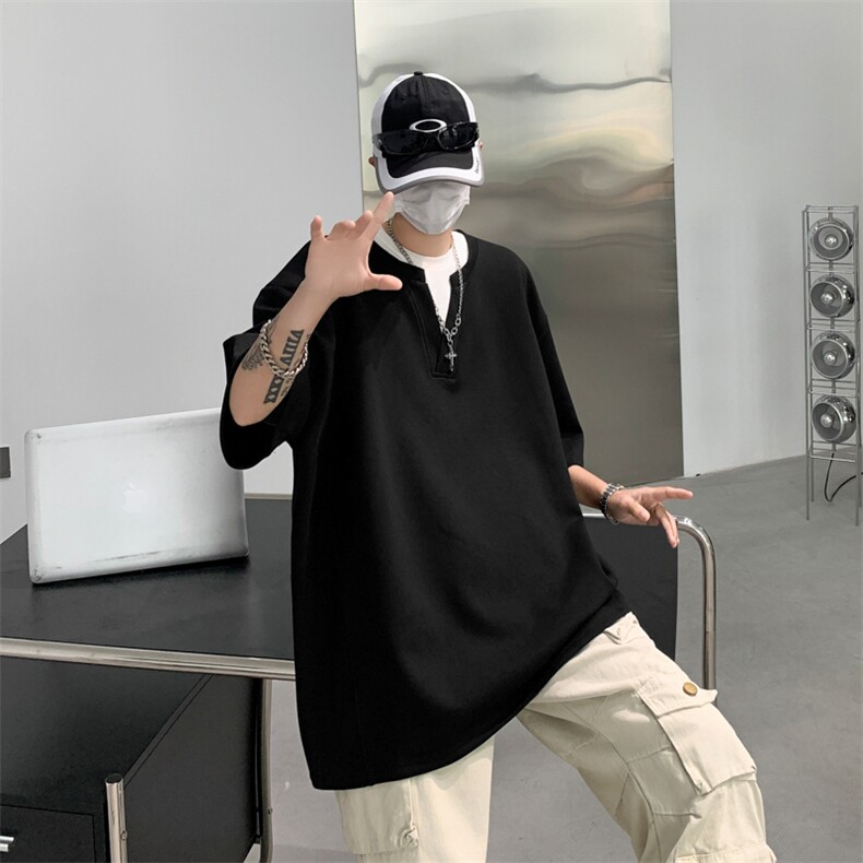 夏假两件T恤衫男短袖韩版打底纯棉T恤T007P38,男装T恤,星座1013-1
