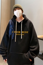 已注册港风重磅华棉得物抖音直播高品质宽松休闲连帽卫衣W5026P40，男装卫衣，电商C408(原B339-1)