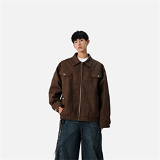 现货2025秋季复古皮衣外套男翻领皮夹克JK8088-P85128，男装皮衣，星座1209-2