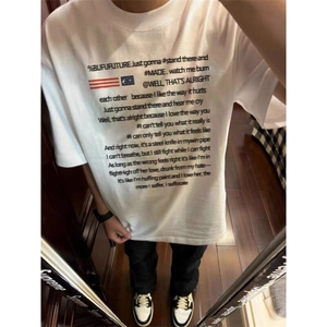 260克夏季潮牌印花短袖ZX0137-P28图片