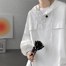 现货25秋季连帽休闲宽松高品质百搭卫衣外衣DSA059-7839-P45控68，男装卫衣，电商A059