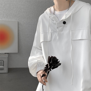 现货25秋季连帽休闲宽松高品质百搭卫衣外衣DSA059-7839-P45控68