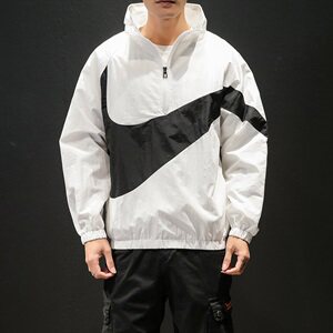 2021春秋季新日系大码潮牌防晒衣宽松运动夹克外套男J951-P55图片