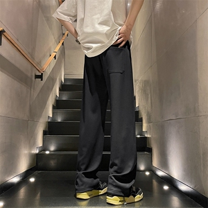 宽松休闲长裤男士小西裤子百搭男生垂感直筒 K937 -特批32图片