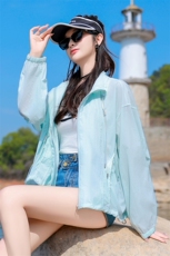 时尚防晒衣女2025新款夏季宽松显瘦百搭休闲轻薄外套女短款小个子，女装防晒衣，可可小西
