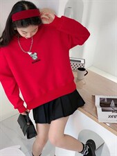 红卫衣出货，女装卫衣/绒衫，Mee+