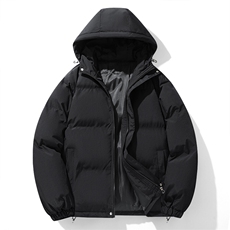 1506-1/M9021高品质/P74冬装连帽加厚松紧抽绳棉衣棉服男女宽松，男装棉衣，星座1506-1