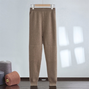 2025秋冬新款男士贴身加护膝护腰加厚四平裤羊绒裤打底内穿保暖，男装休闲裤，达齐羊绒