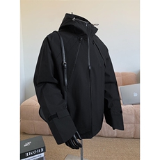 JK5010/P70春装新款个性冲锋衣夹克男潮上衣百搭外套，男装夹克，电商A141