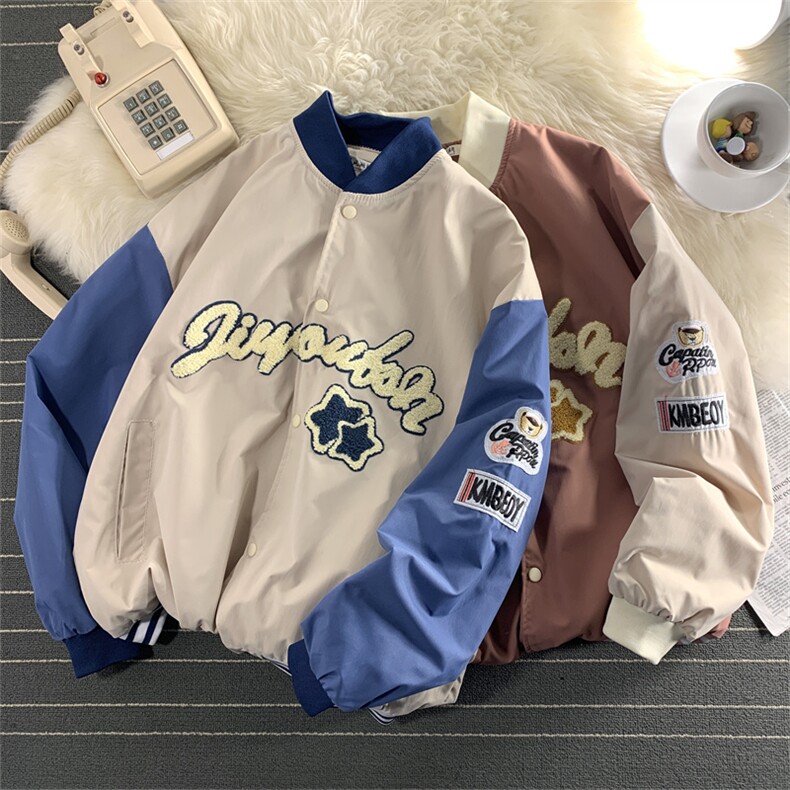 潮流夹克潮男春季棒球服WT08P49图片