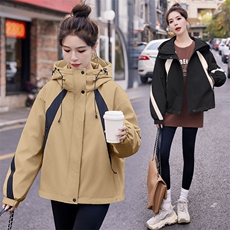 白鸭绒内胆现货主推！2024冬羽绒内胆可脱卸派克服防风冲锋衣，女装羽绒服，韩蜜菓