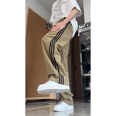 大量现货美式复古薄款条纹伞兵裤男夏季速干休闲裤DY5036-特P35，男装休闲裤，电商A178
