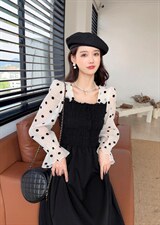 秋季时尚连衣裙，女装连衣裙，亿炫(5F)