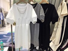 空气层连衣裙，女装连衣裙，小车家(5F)