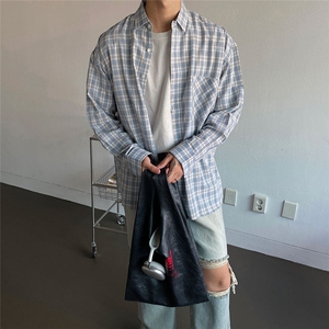 春节新款韩版男士长袖衬衫男轻熟风格子衬衣潮流休闲3409P45特价,礼服男士全身搭配图片