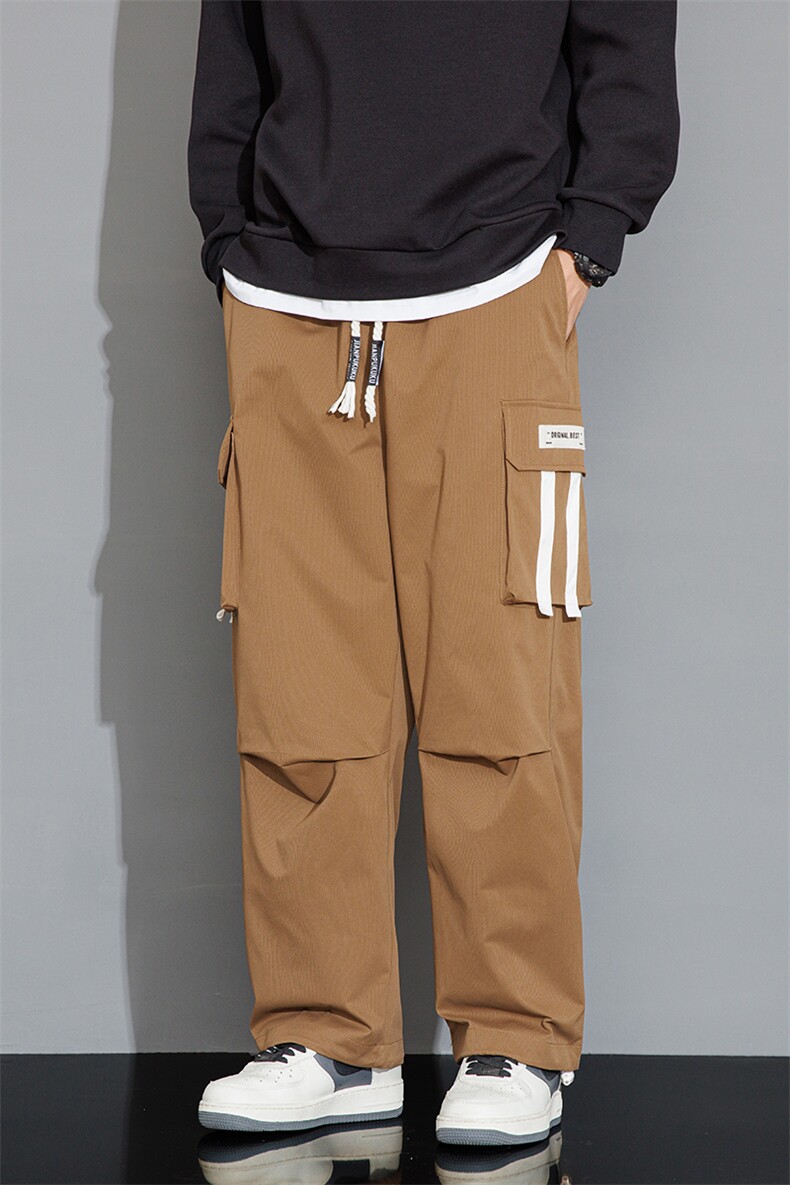 新款黑色工装裤男士春秋款A068-JSK204-TP48,男装工装外套,电商A068