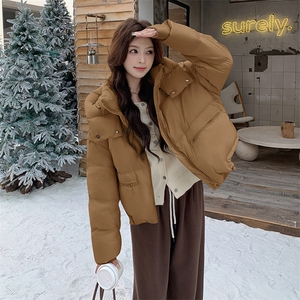 时尚保暖女款羽绒服 修身显瘦短款外套 冬季必备单品图片