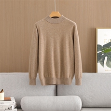 2025年秋季青春流行长袖男士半高领，男装羊绒套衫，纳驰羊绒