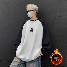 白色拼黑袖（加绒）