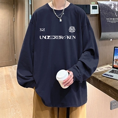 抖音得物供货量大从优可提供视频美式长袖T恤CT620特P25，男装T恤，电商A486