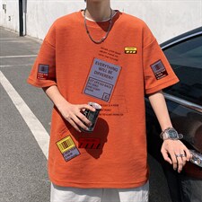 ！2022夏季男士潮牌华夫格短袖T恤百搭半袖TXH229P28，男装T恤，电商B220