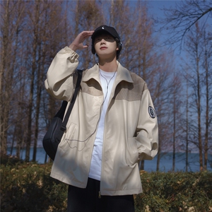 特批72 控128 秋季高品质拼接PU夹克外套PJK01图片