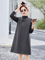 亮片背心两件套连衣裙女春季气质高级感洋气显瘦打底衫套装裙子，女装套装/套裙，流量+