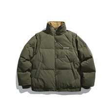 2025冬季新款男日系潮牌白鸭绒羽绒服加厚外套棉衣马甲YR32-F259，男装棉衣，电商A101（原外27）