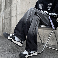牛仔裤男修身直筒长裤休闲裤裤子男A061-W9991-P60-限78，男装牛仔裤，电商A061-1