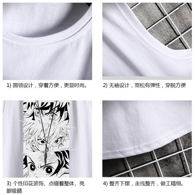 BX25176-P20港风运动汗背心男大码汗衫男无袖T恤男网格,男装T恤,电商A040A