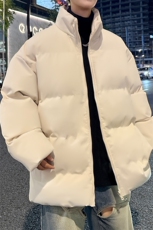 新款男冬季双面穿立领面包服加厚港风棉衣M2218-P70控158，男装棉衣，星座717