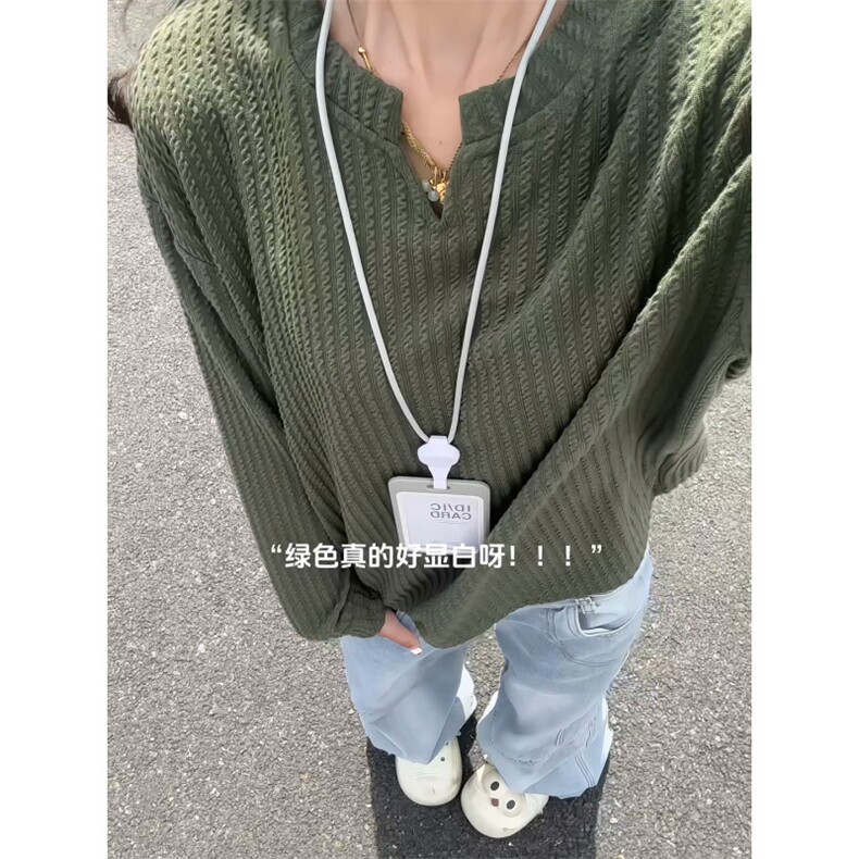 XZ809A/VL01/特P14深度库存量大可谈美式V领肌理感百搭长T卫衣,男装卫衣,星座809A(原222-1)