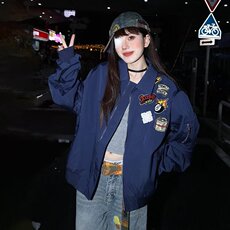 美式刺绣棒球服男女春季朝宽松想休闲夹克情侣外套，男装夹克，四季星座505