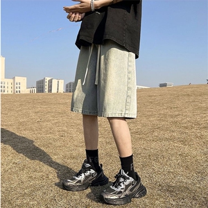 2025夏季男士五分裤潮流百搭休闲水洗牛仔裤短裤NZ2001-P30图片