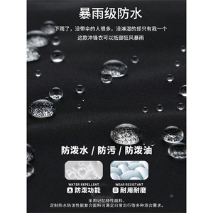 Q2133-TP60-多色冲锋衣防水连帽夹克cityboy秋季日系外套男图片