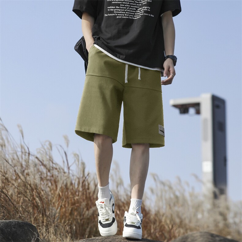 夏季薄款休闲运动服短裤美式高街潮牌直筒宽松XD1721特批29,男装牛仔裤,星座718