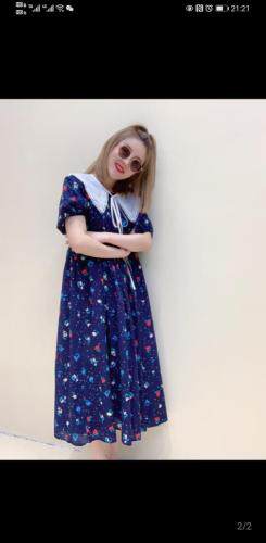 夏季新款碎花连衣裙，女装连衣裙，流行风暴