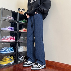 高街美式纯色微喇牛仔裤男修身长裤K9076-特P40现货，男装牛仔裤，星座810(原QT5070)