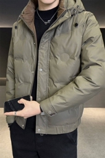 冬季加厚50羽绒男休闲青年连帽百搭外套羽绒服上衣S98511-P148，男装羽绒服，星座310B-3