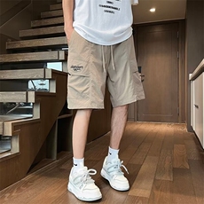 工装短裤男夏季外穿休闲骑兵斜复网薄款速干五分裤男士中裤D125，男装牛仔裤，星座1116A-1（原606A）