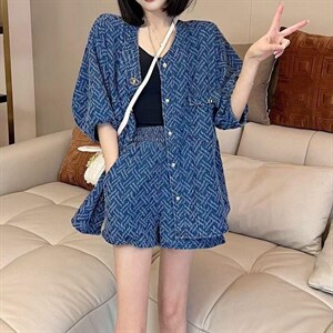 【现货】牛仔套装图片